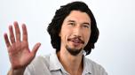 US actor Adam Driver poses during the photocall of the movie "Ferrari" presented in competion at the 80th Venice Film Festival on August 31, 2023 at Venice Lido. (Photo by GABRIEL BOUYS / AFP)