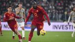 TURIN, ITALY - DECEMBER 30: AS Roma player Romelu Lukaku during the Serie A TIM match between Juventus and AS Roma at  on December 30, 2023 in Turin, Italy. (Photo by Luciano Rossi/AS Roma via Getty Images)