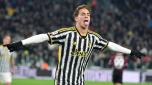 Juventus' Kenan Yldiz jubilates after scoring the goal during the round of 16 of the Coppa Italia soccer match Juventus FC vs US Salernitana at the Allianz Stadium in Turin, Italy, 04 January 2024. ANSA/ALESSANDRO DI MARCO