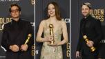 Golden Globe 2024, vincono Oppenheimer, Emma Stone e Succession