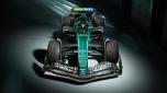 A handout picture released on February 12, 2024 by Aston Martin shows the team's Aston Martin AMR24 Formula One racing car for the 2024 season. (Photo by ASTON MARTIN / AFP) / RESTRICTED TO EDITORIAL USE - MANDATORY CREDIT "AFP PHOTO / ASTON MARTIN" - NO MARKETING NO ADVERTISING CAMPAIGNS - DISTRIBUTED AS A SERVICE TO CLIENTS
