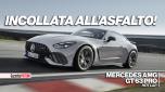 Un giro al limite sulla pista test di Mercedes AMG, a Immendingen. Un circuito impegnativo, caratterizzato da numerosi cambi di pendenza e curve cieche, che non hanno messo in crisi l'assetto della Mercedes AMG GT 63 Pro, nonostante i 612 Cv del suo V8.