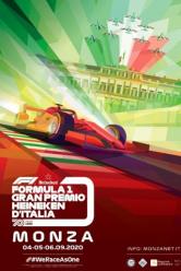 Il poster del GP d’Italia di F.1