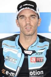 Alex De Angelis,  36 anni, 4 vittorie nel motomondiale. Ciamillo e Castoria