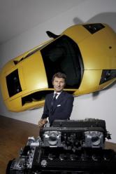 Winkelmann in uno scatto all'inzio della sua prima gestione Lamborghini