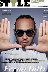 Lewis Hamilton sulla copertina di Style in edicola il 29 aprile