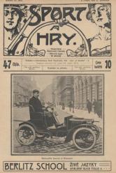 Il settimanale ceco Sport a hry presenta la prima automobile di Mladá  Boleslav  il 27 dicembre 1905