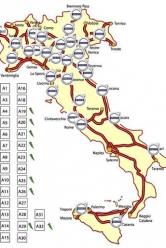 Il posizionamento delle stazioni di ricarica Volvo lungo la rete autostradale italiana