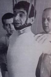 Tarquinio Provini dopo l’incidente al TT del 1966