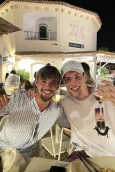Matteo Cairoli e Raffaele Marciello, piloti GT, in vacanza in Sardegna