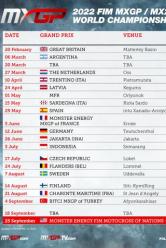 Il calendario del Mondiale Motocross con l’aggiunta delle tappe del Campionato Europeo e del Mondiale femminile
