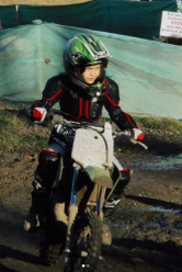 Raducanu si è anche cimentata nel motocross da bambina con una Kawasaki