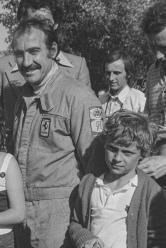 Un giovanissimo Roberto Piccinini con Clay Regazzoni