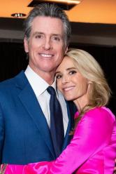 Il governatore della California Gavin Newsom e sua moglie Jennifer Siebel - Instagram