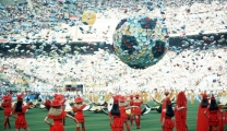  Opening Ceremony for the 1990 World Cup at the Guiseppe Meazza Stadium on June 09 in Milan, Italy.  (Photo by Bongarts/Getty Images)