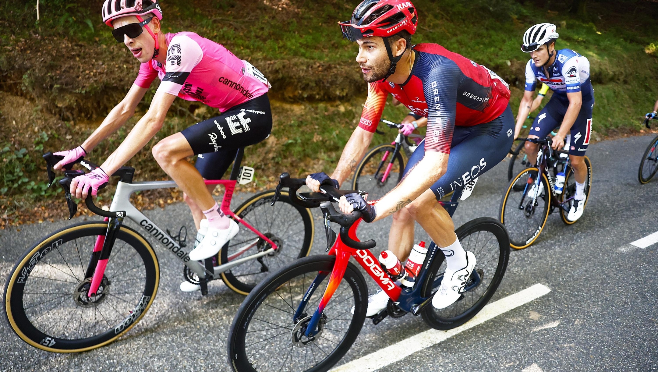 Vuelta Espana 2023 - 78th Edition - 14th stage Sauveterre-de-Béarn - Larra-Belagua 156,2km - 09/09/2023 - Filippo Ganna (ITA - INEOS Grenadiers) - photo Luis Angel Gomez/SprintCyclingAgency©2023