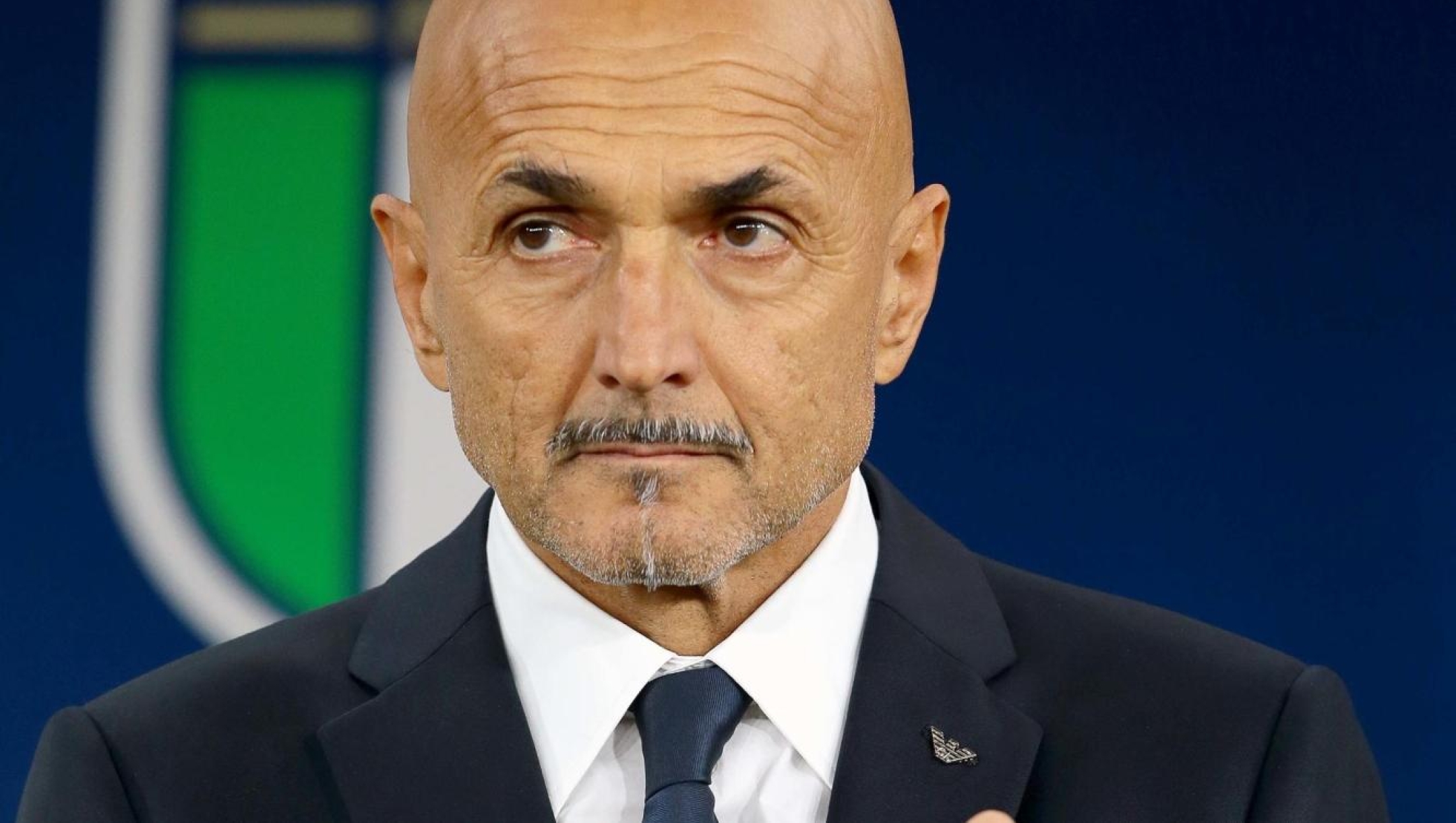 Italy's Head Coach Luciano Spalletti reacts during the UEFA EURO 2024 qualifying soccer match between Italy and Malta at the San Nicola stadium in Bari, Italy, 14 October 2023. ANSA/DONATO FASANO