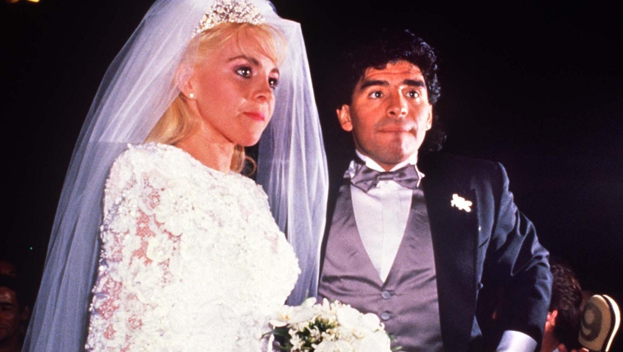 Foto IPP/Colorsport/Sipa Buonos Aires 07/11/1989 il matrimonio tra il calciatore Diego Armando Maradona e Claudia Villafane - WARNING AVAILABLE ONLY FOR ITALIAN MARKET - Italy Photo Press -