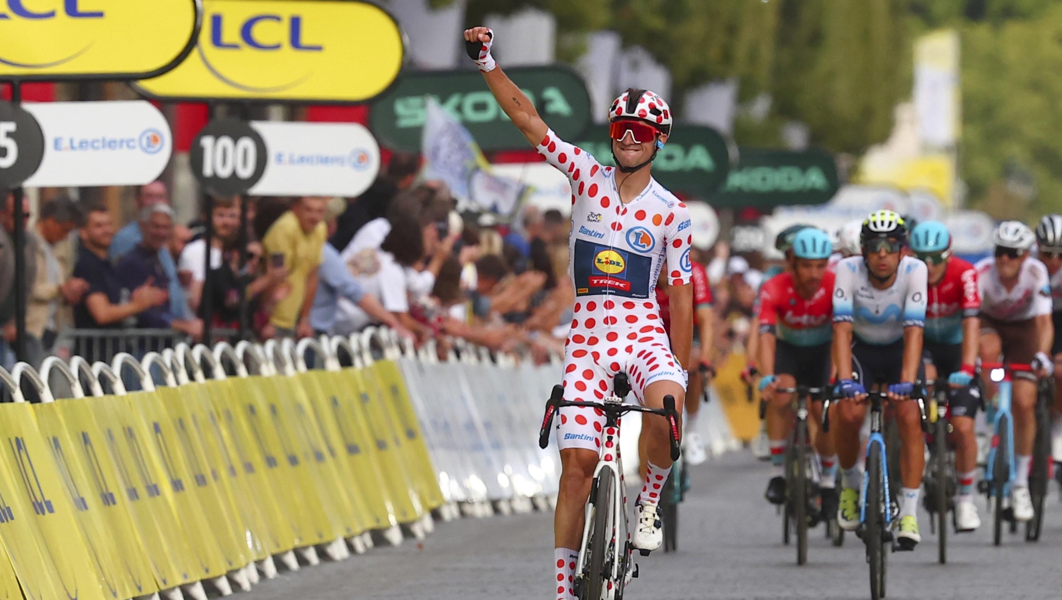 Tour de France 2023 - 110th Edition - 21th stage Saint Quentin en Yvelines - Paris Champs Elysees 115,5 km - 23/07/2023 - Giulio Ciccone (ITA - Lidl - Trek) - photo Luca Bettini/SprintCyclingAgency©2023