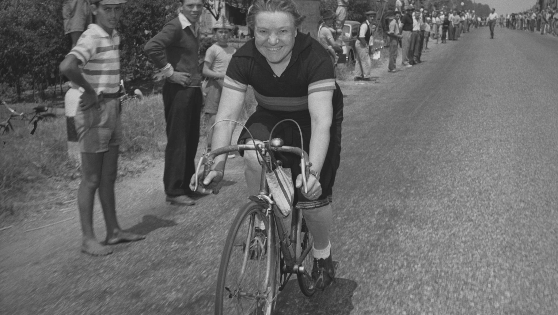 Giugno 1952
35° Giro d'Italia
Nella foto: la ciclista Alfonsina Strada (Alfonsa Rosa Maria Morini)
@AF [85608]