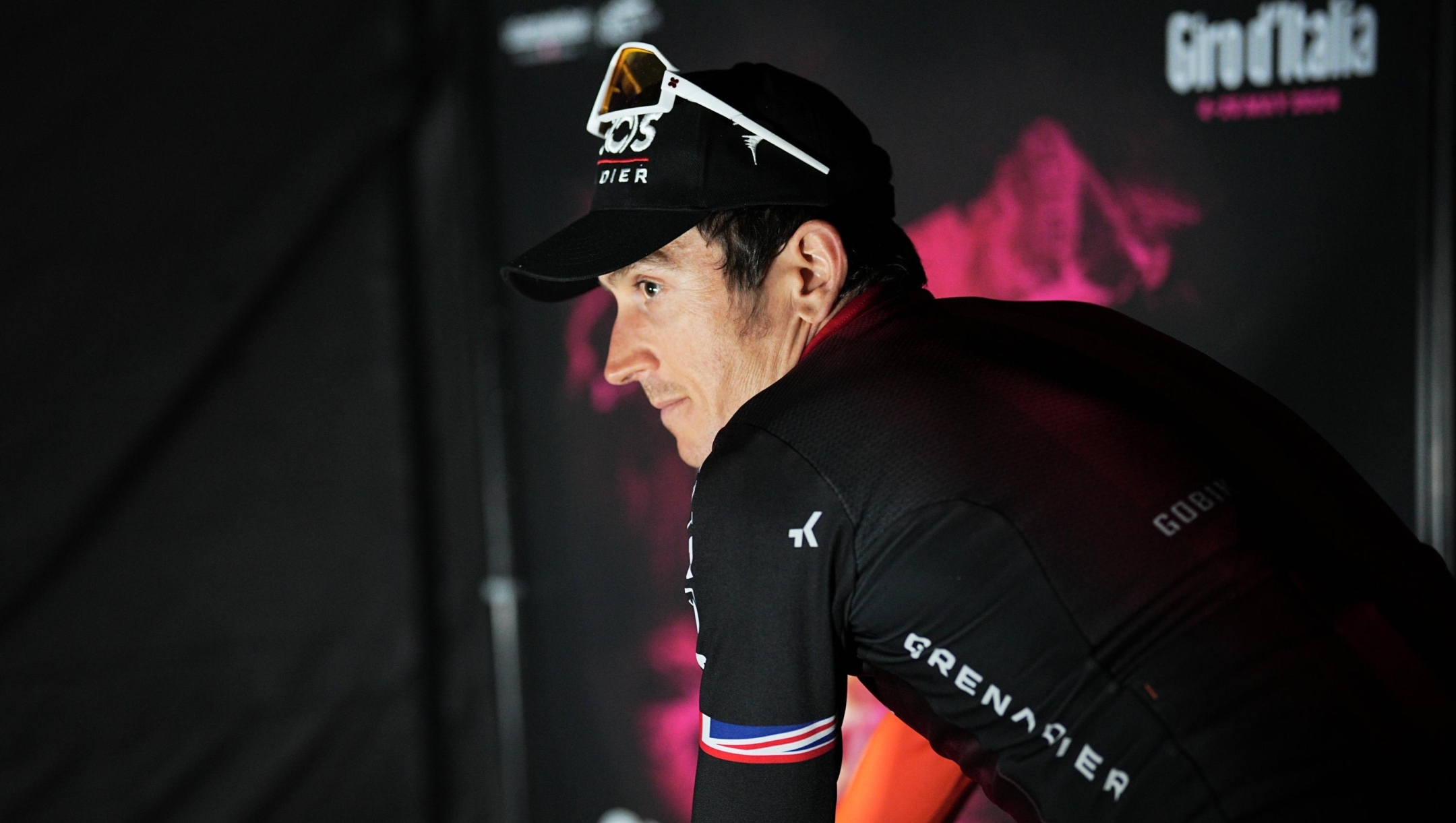 Thomas Geraint (Team Ineos - Grenadiers) during the team presentation ahead of the Giro d’Italia cycling race in Turin. The race starts on Saturday, May 4,  with the first stage over 140 km, from Venaria Reale to Turin,  North west Italy - Thursday, May 2, 2024. Sport - cycling . (Photo by Marco Alpozzi/Lapresse)