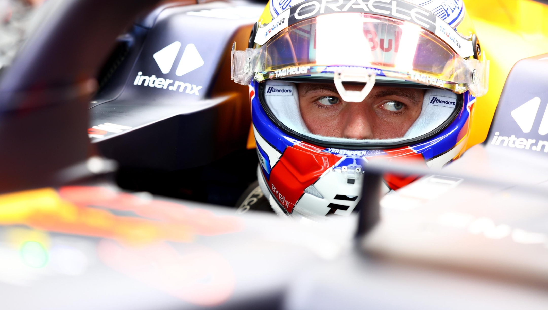 IMOLA, ITALY - MAY 16: Max Verstappen of the Netherlands and Oracle Red Bull Racing has a seat fitting in the garage during previews ahead of the F1 Grand Prix of Emilia-Romagna at Autodromo Enzo e Dino Ferrari Circuit on May 16, 2024 in Imola, Italy. (Photo by Mark Thompson/Getty Images)