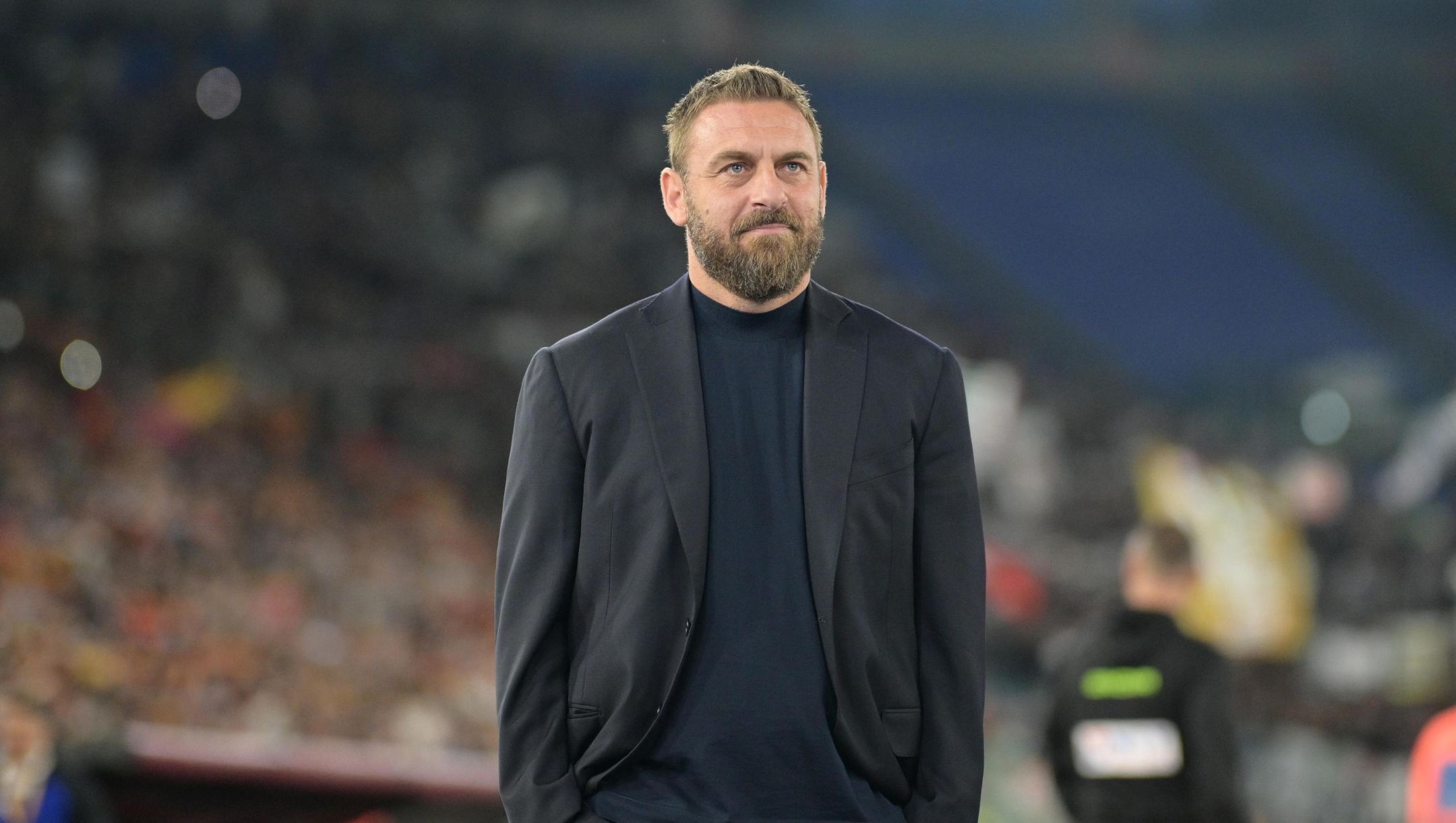 Roma’s head coach Daniele De Rossi during the Serie A Tim soccer match between Roma and Juventus at the Rome's Olympic stadium, Italy - Sunday  May 5, 2024 - Sport  Soccer ( Photo by Alfredo Falcone/LaPresse )