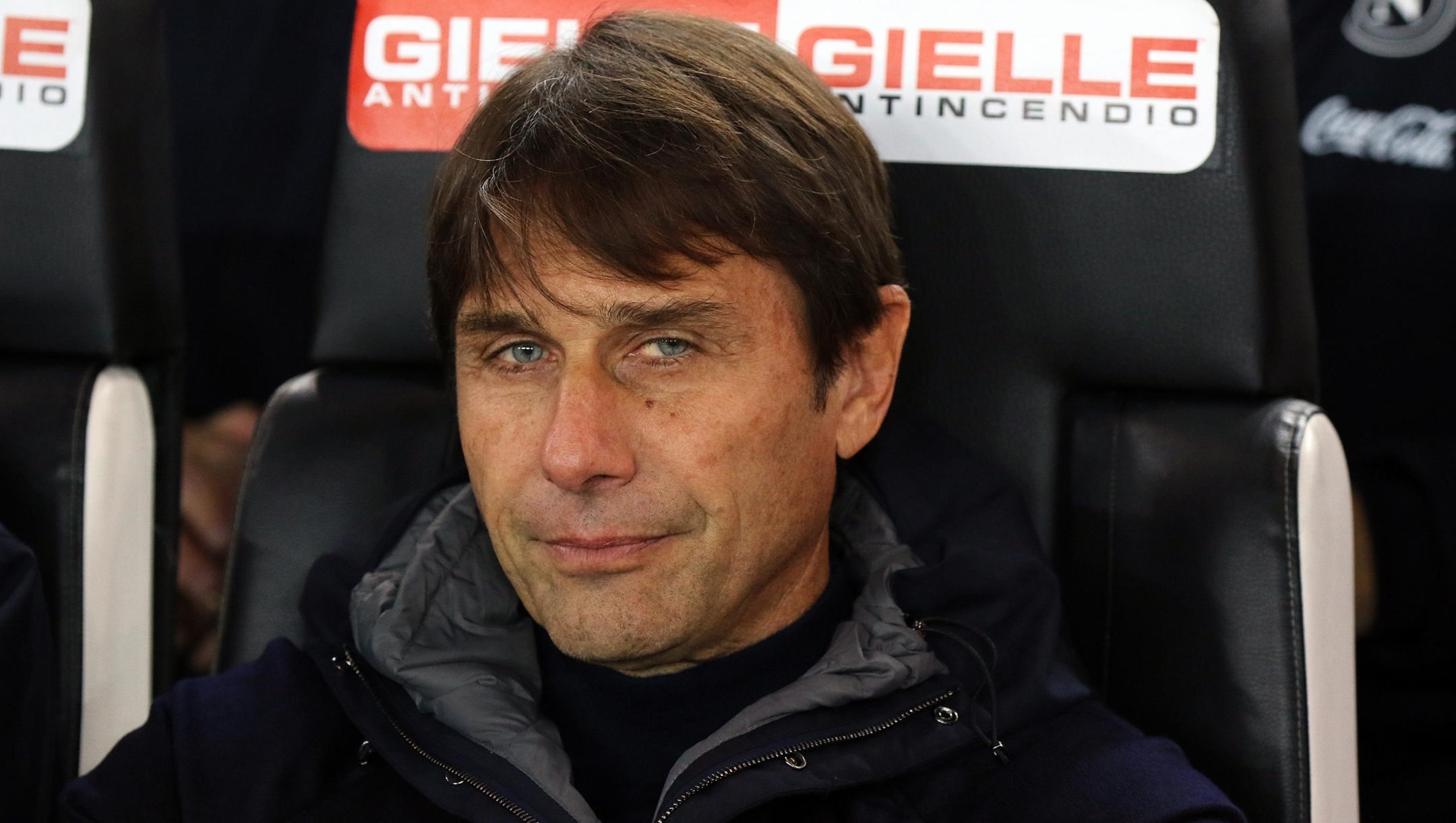 Napolis head coach Antonio Conte during the Serie A soccer match between Udinese and Napoli at the Bluenergy Stadium in Udine, north east Italy - Saturday, December 14,2024 sport - soccer (Photo by Andrea Bressanutti/Lapresse) Napoli? head coach Antonio Conte during the Serie A soccer match between Udinese and Napoli at the Bluenergy Stadium in Udine, north east Italy - Saturday, December 14,2024 sport - soccer (Photo by Andrea Bressanutti/Lapresse)