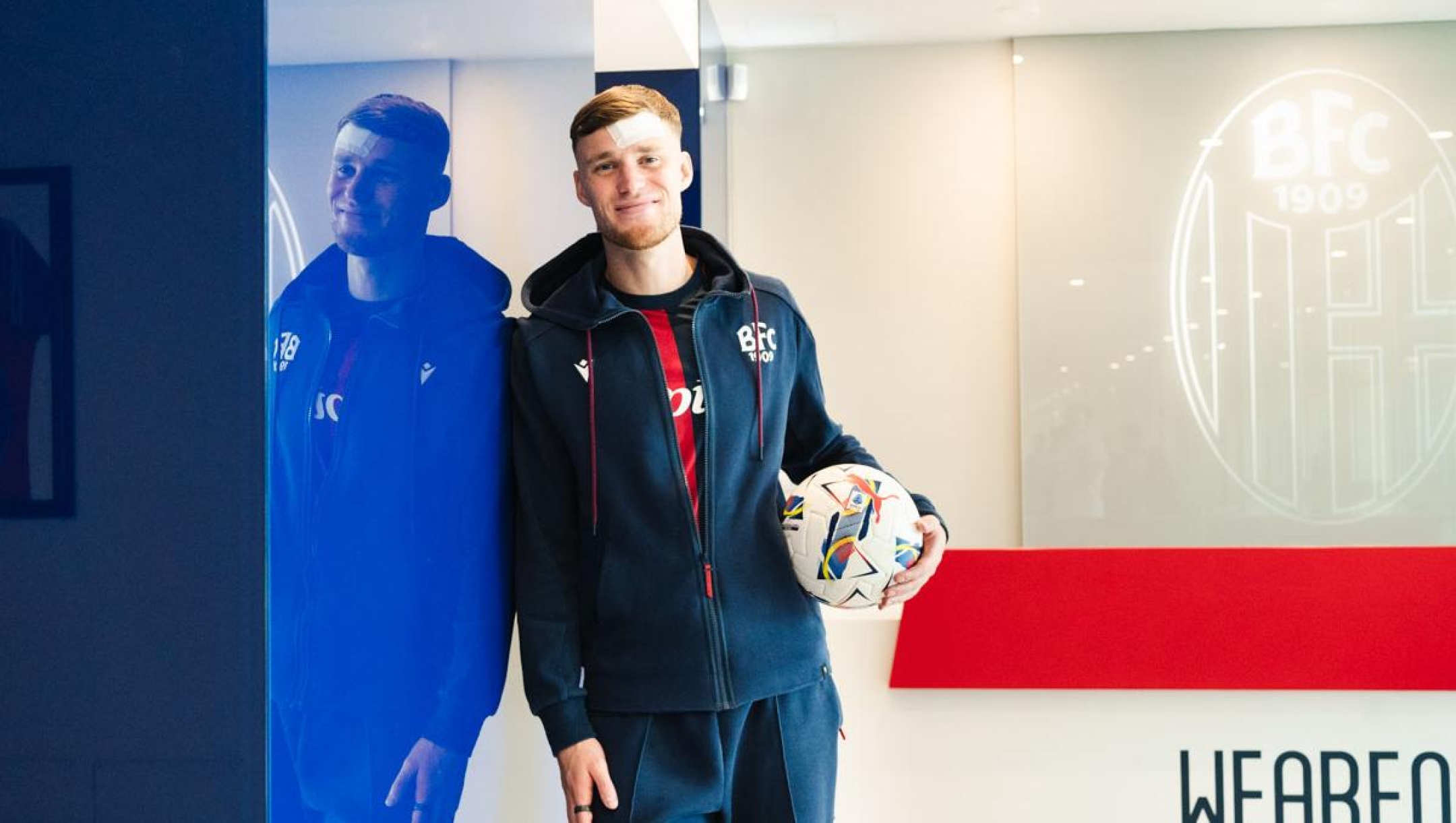 Bologna, 22 maggio 2025. Sam Beukema, calciatore olandese del Bologna FC.