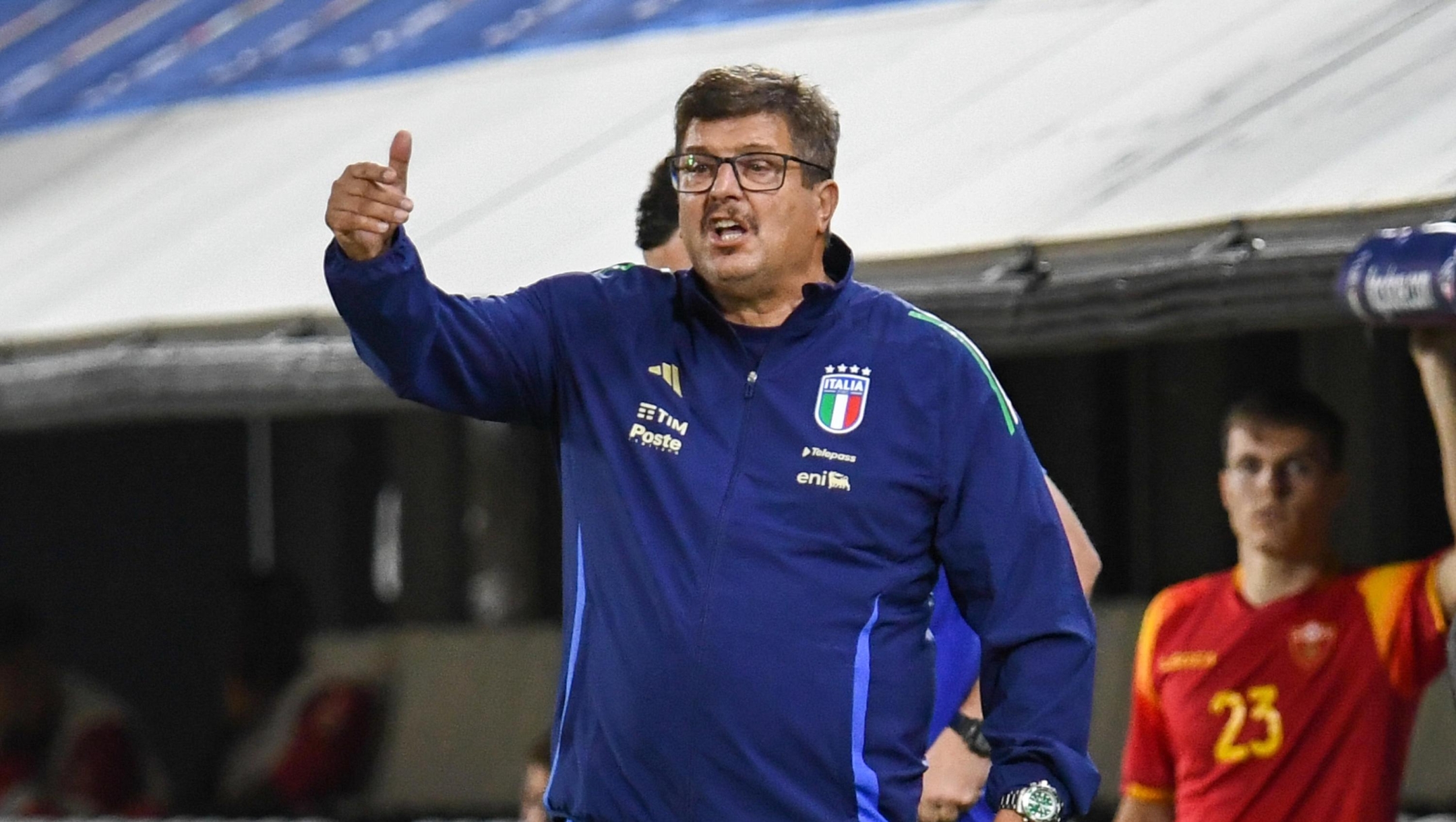 Italy U21's coach Silvio Baldini