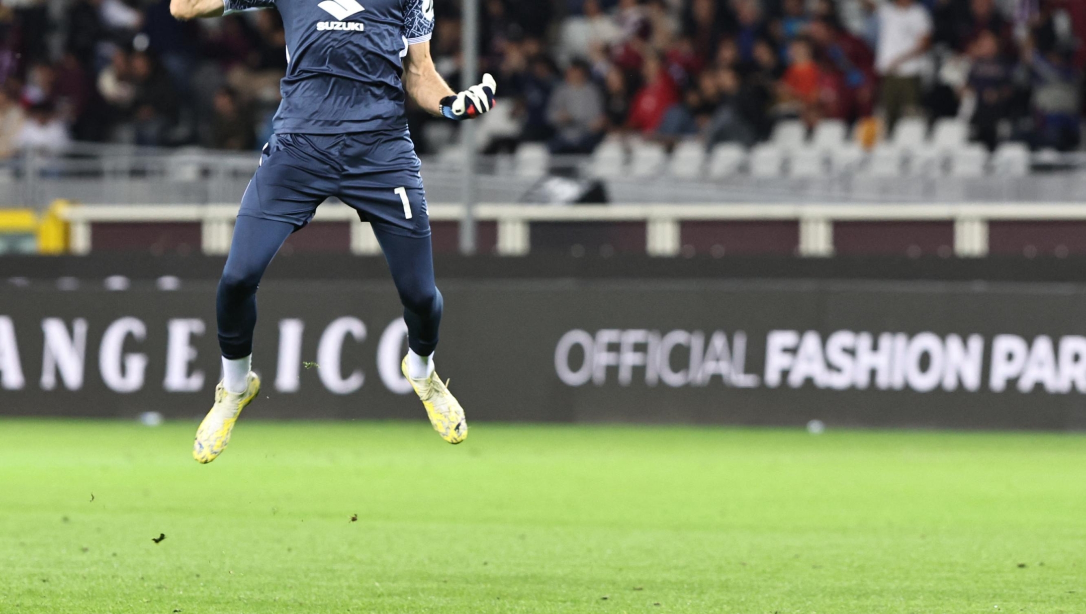 Alberto Paleari participates in the Coppa Italia-Frecciarossa 2025-2026 match between Torino and Pisa in Torino, Italy, on September 25, 2025. (Photo by Loris Roselli/NurPhoto) (Photo by Loris Roselli / NurPhoto via AFP)