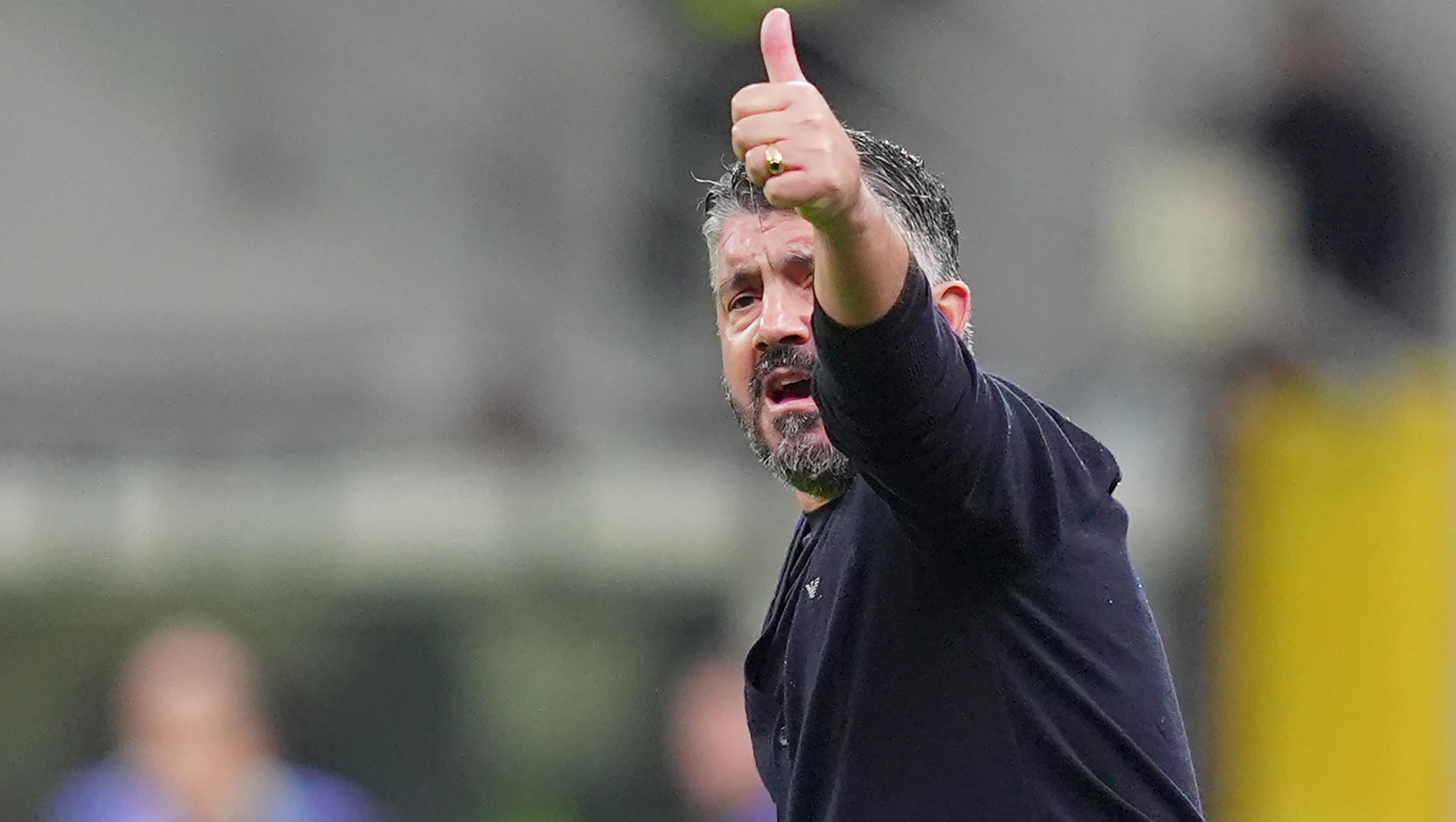 Italyâs head coach Gennaro Gattuso during the match between Italy and Norway at the San Siro Stadium in Milan , north Italy - Sunday , November 16 , 2025. Sport - Soccer . (Photo by Spada/LaPresse)