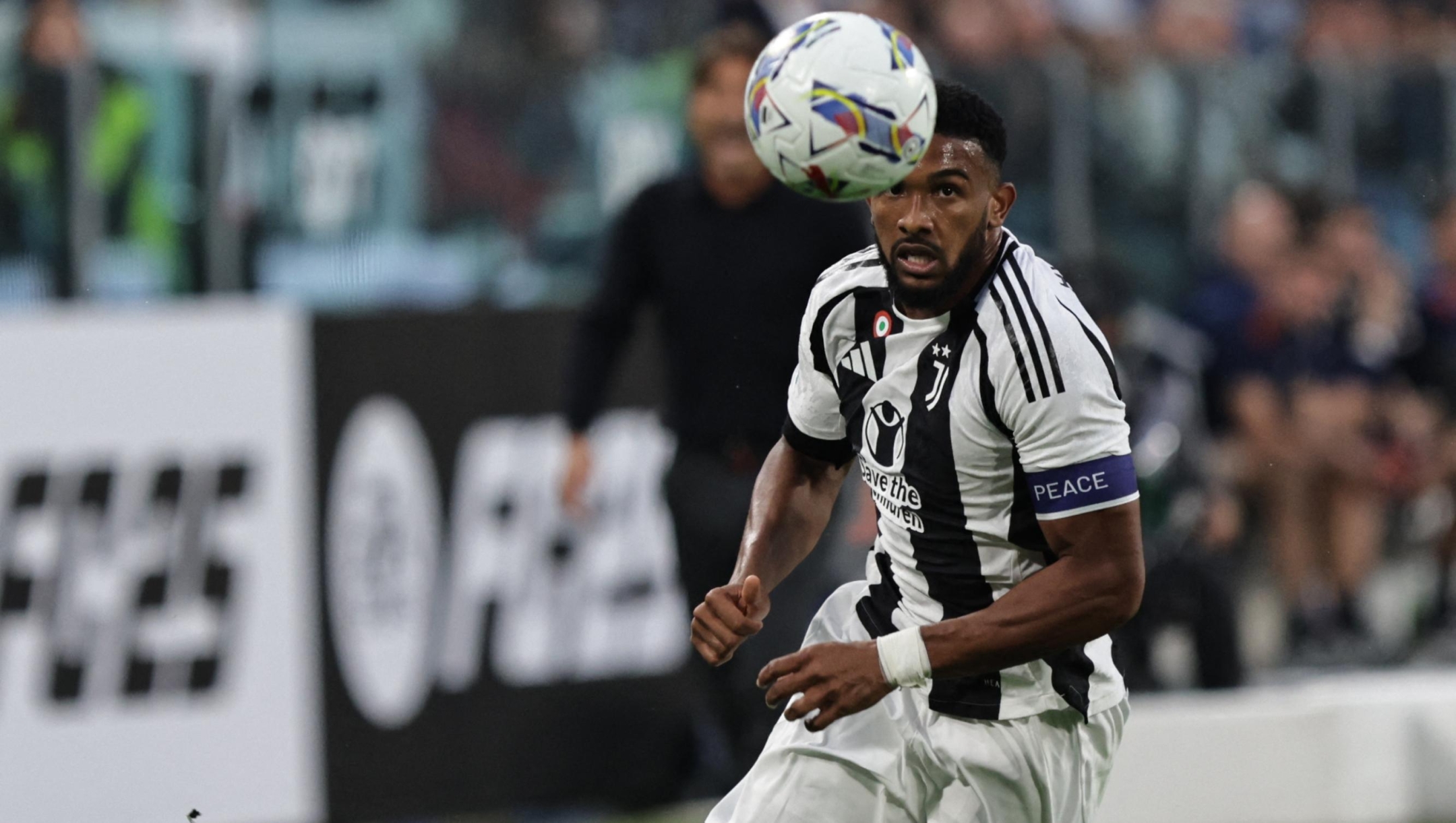 Bremer during the Serie A 2024-2025 match between Juventus and Napoli in Turin, Italy, on September 21, 2024 (Photo by Loris Roselli/NurPhoto). (Photo by Loris Roselli / NurPhoto via AFP)