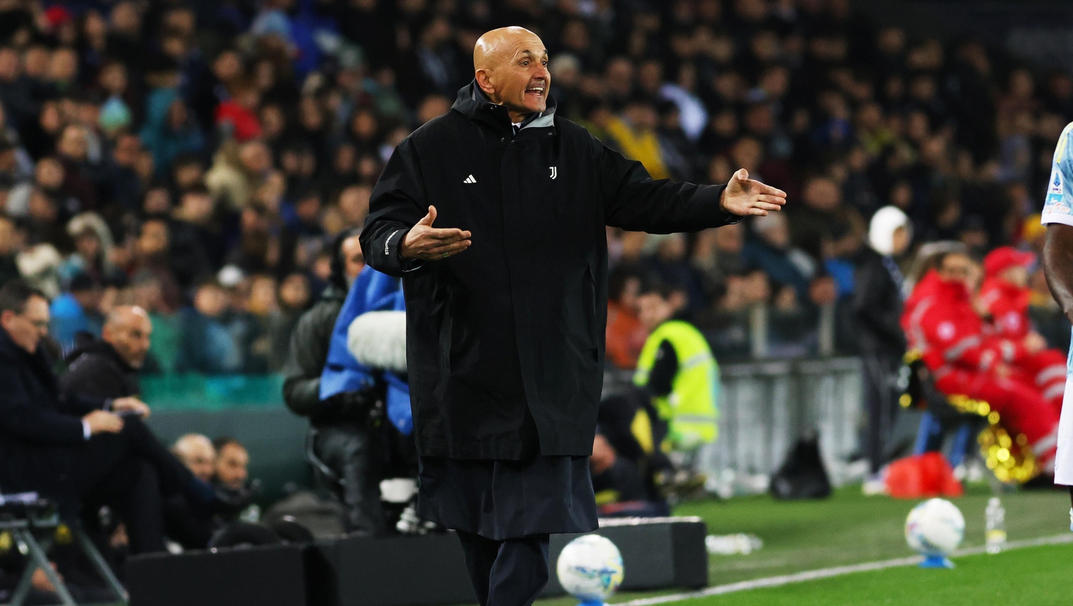 Juventusâ head coach Luciano Spalletti during the Serie A soccer match between Udinese and Juventus at the Bluenergy Stadium in Udine, north east Italy - Saturday, March 14,2026 sport - soccer (Photo by Andrea Bressanutti/Lapresse)