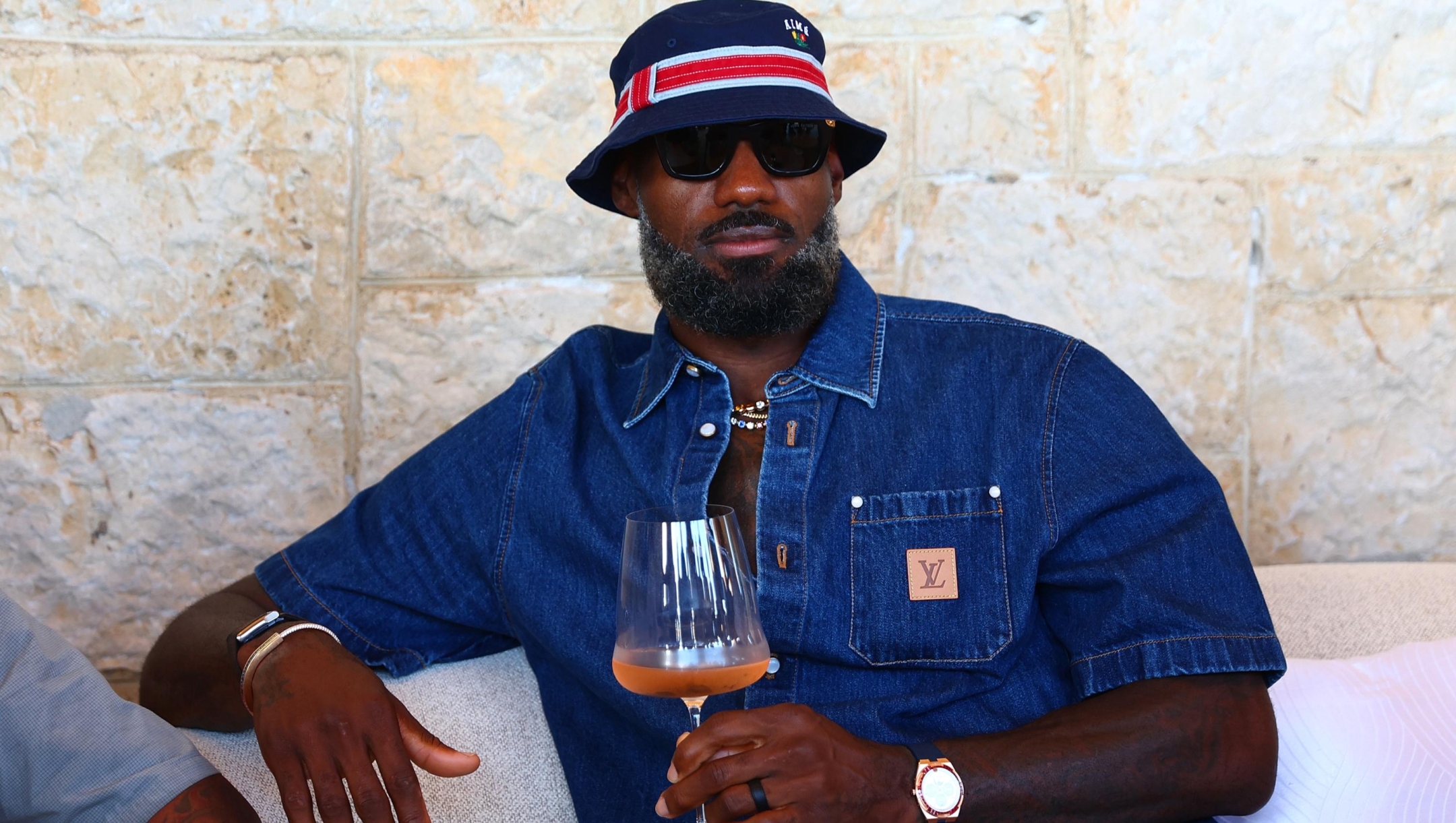  Basketball Player and Team AlUla Co-Owner, Lebron James looks on in the E1 Owners Suite during the E1 Series Dubrovnik GP on June 13, 2026 in Dubrovnik, Croatia. (Photo by Joe Portlock/Getty Images)