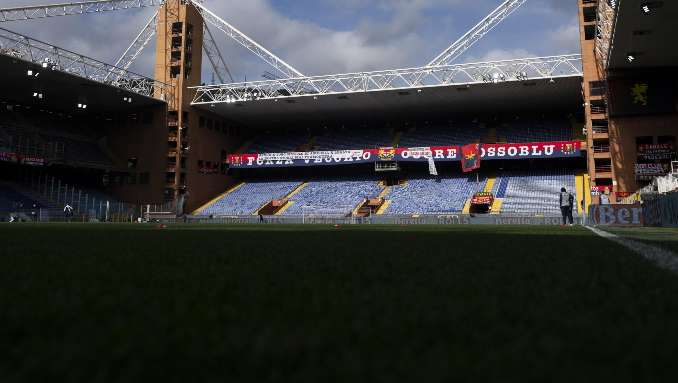  General view of Luigi Ferraris Stadium during the Serie A match between Genoa CFC and Torino FC at Luigi Ferraris Stadium on February 22, 2026 in Genoa, Italy. (Photo by Stefano Guidi - Torino FC/Torino FC 1906 via Getty Images)