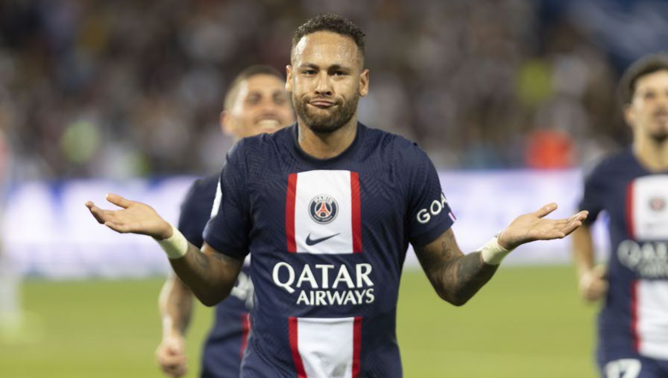 Il brasiliano del PSG ancora protagonista con due reti e un assist nella vittoria sul Montpellier nel secondo turno di Ligue 1