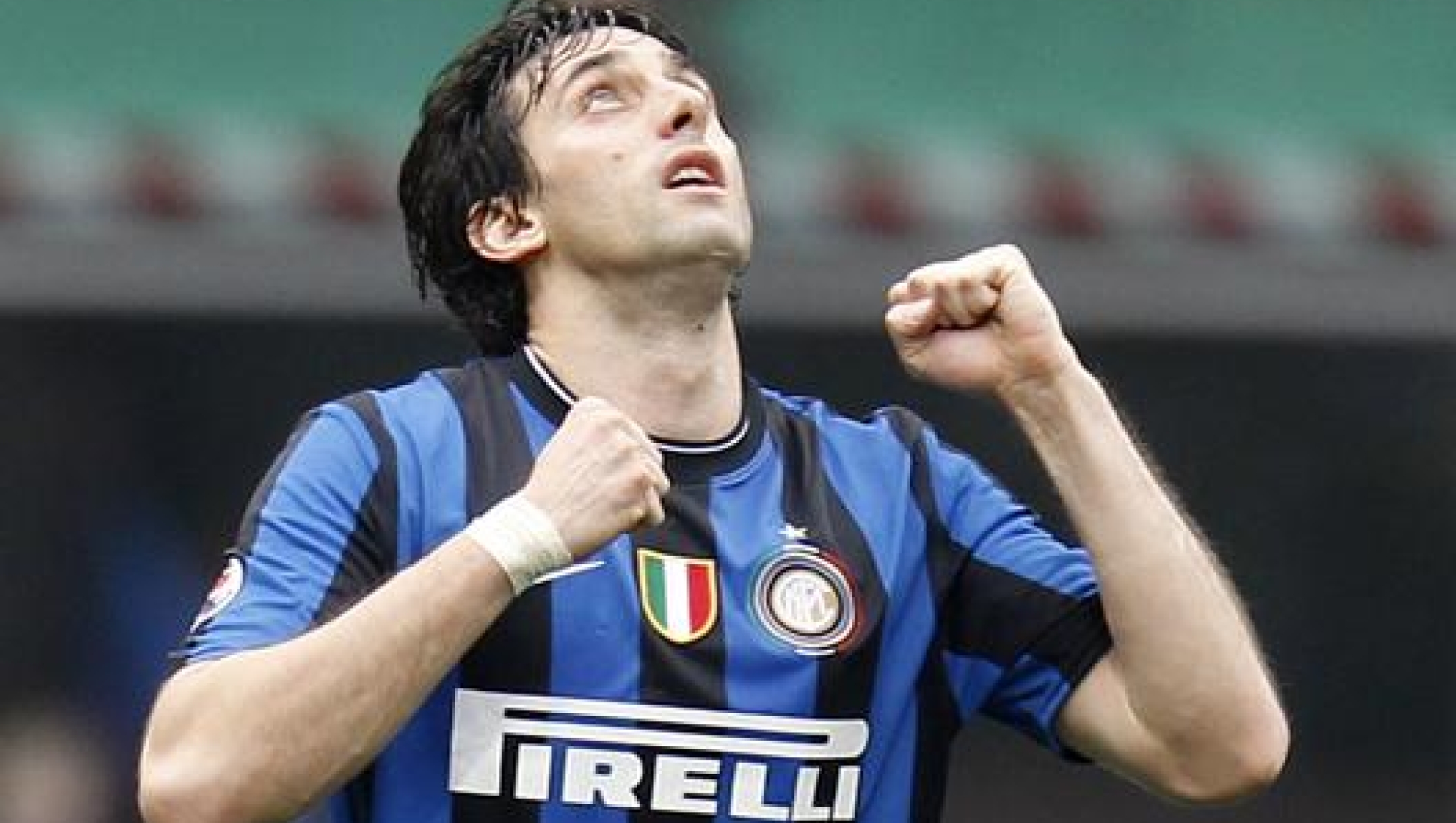 Diego Milito nel 2010 all'Inter. Ap