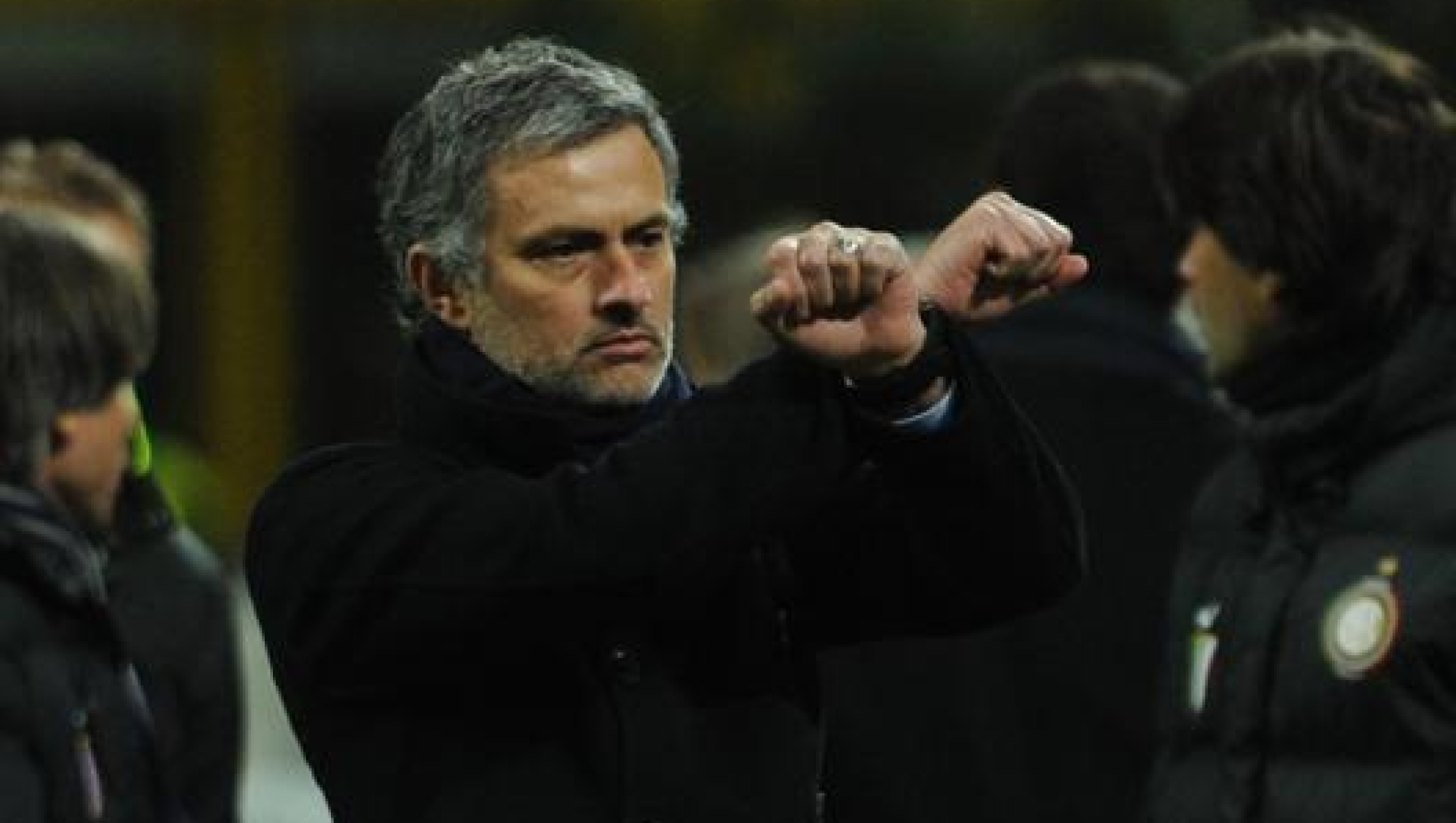 Mourinho e le manette a Tagliavento