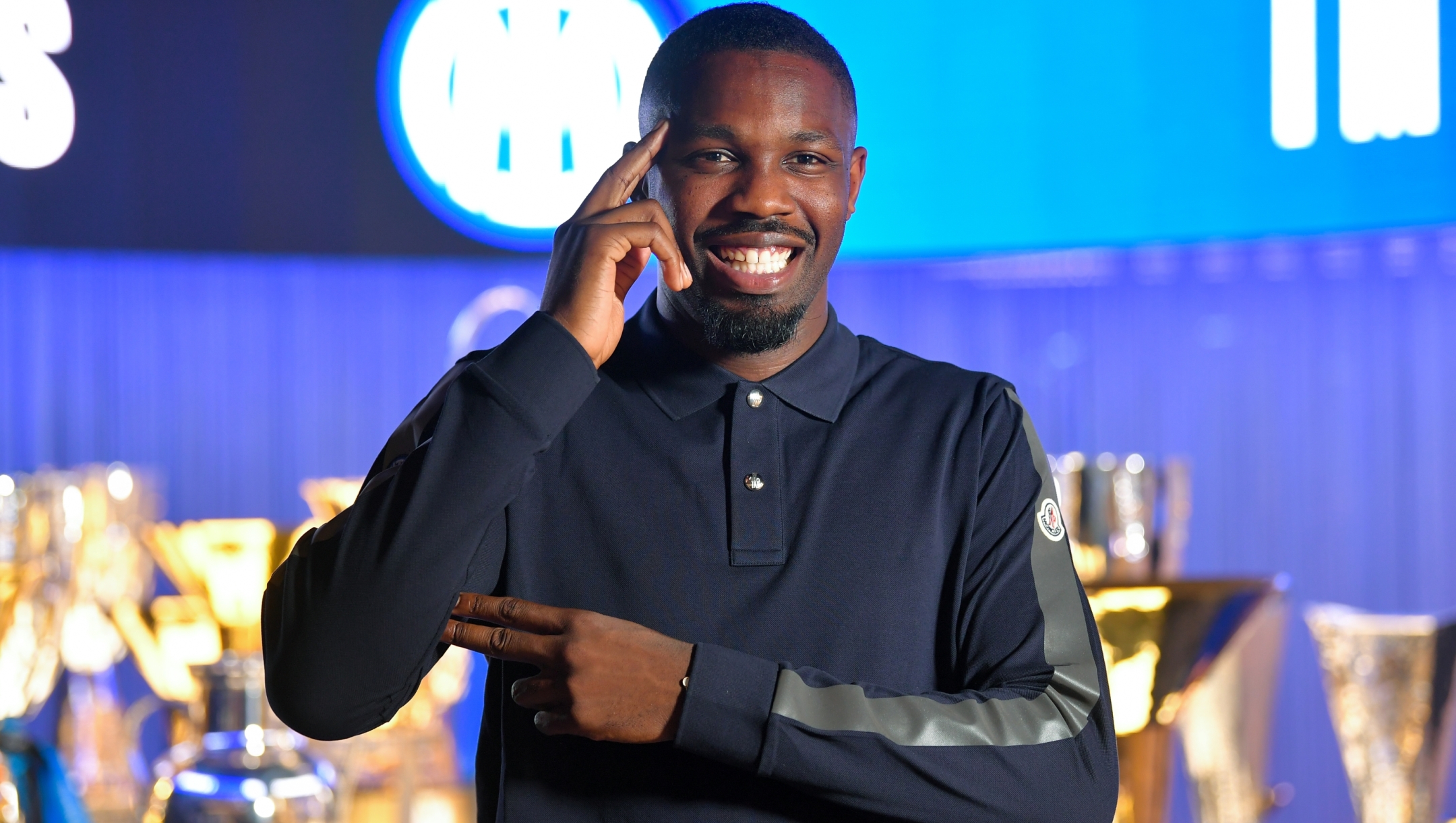 MILAN, ITALY - JUNE 27: New FC Internazionale signing Marcus Thuram poses for a picture at FC Internazionale Headquarters on June 27, 2023 in Milan, Italy. (Photo by Mattia Pistoia - Inter/Inter via Getty Images)