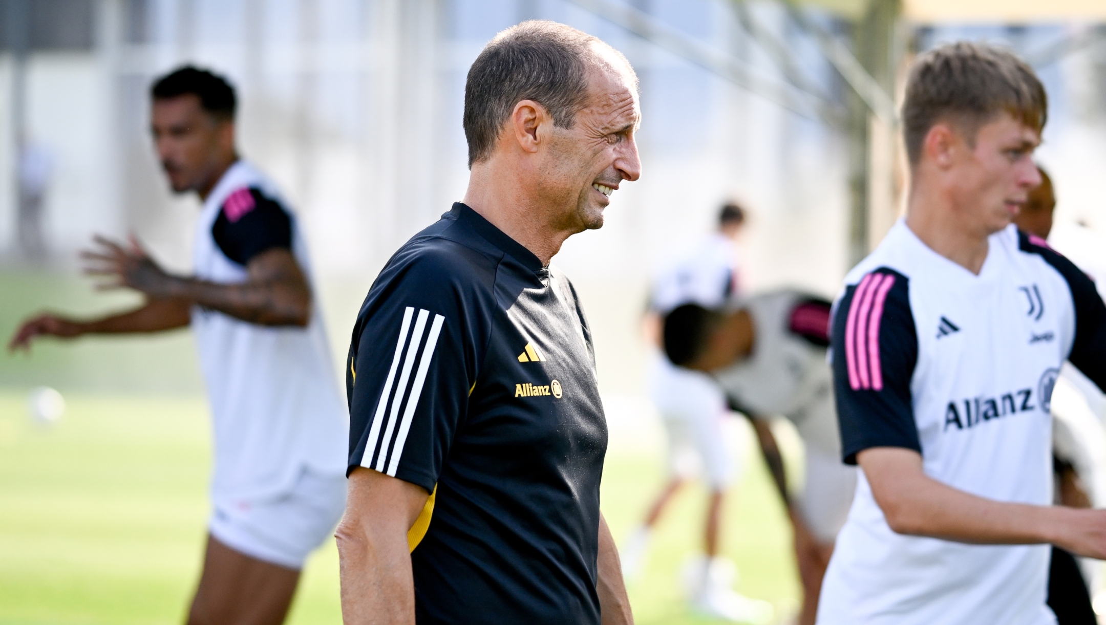 TURIN, ITALY - JULY 17: Massimiliano Allegri of Juventus during a training session at JTC on July 17, 2023 in Turin, Italy. (Photo by Daniele Badolato - Juventus FC/Juventus FC via Getty Images)