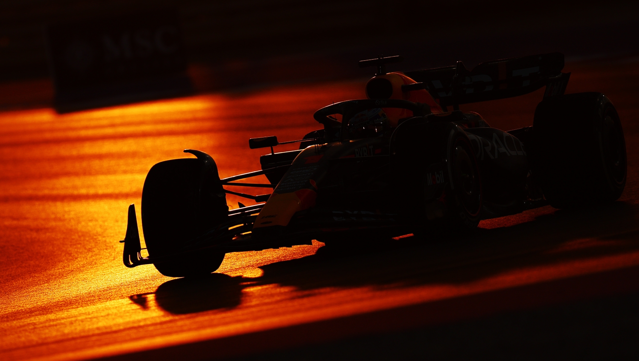 LUSAIL CITY, QATAR - OCTOBER 06: Max Verstappen of the Netherlands driving the (1) Oracle Red Bull Racing RB19 on track during practice ahead of the F1 Grand Prix of Qatar at Lusail International Circuit on October 06, 2023 in Lusail City, Qatar. (Photo by Clive Rose/Getty Images)