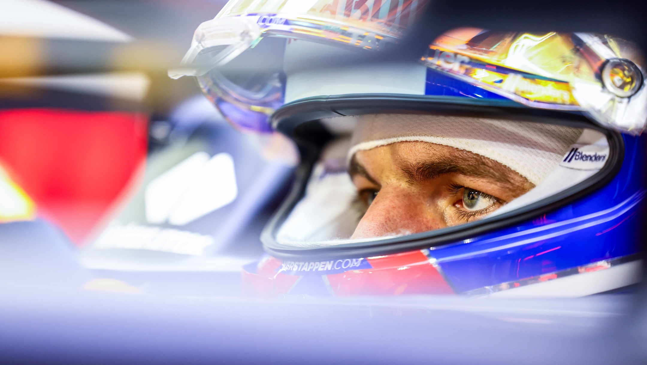 BAHRAIN, BAHRAIN - FEBRUARY 23: Max Verstappen of the Netherlands and Oracle Red Bull Racing prepares to drive in the garage during day three of F1 Testing at Bahrain International Circuit on February 23, 2024 in Bahrain, Bahrain. (Photo by Mark Thompson/Getty Images)