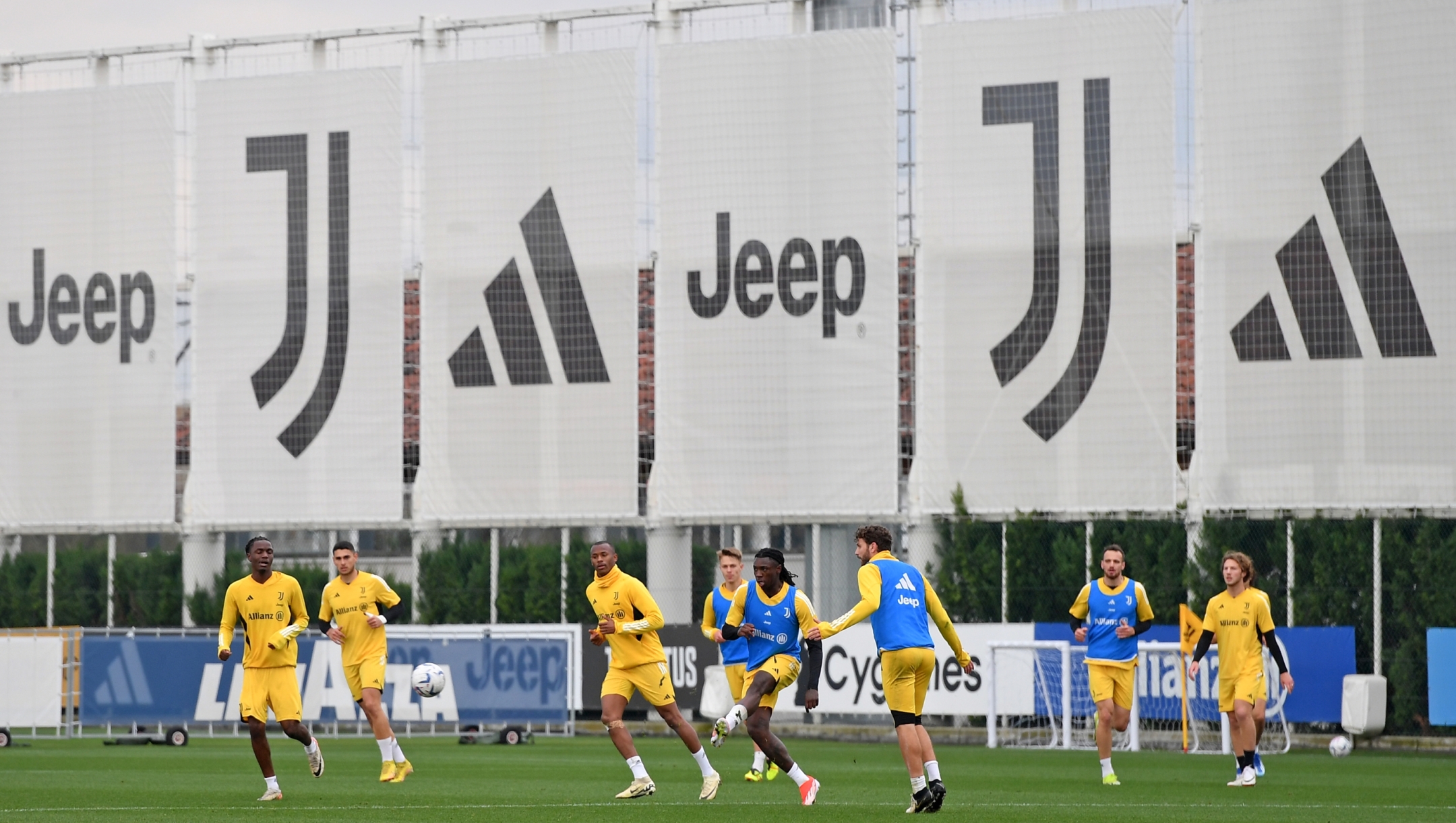 TURIN, ITALY - MARCH 27: General view during Juventus Training Session at JTC on March 27, 2024 in Turin, Italy. (Photo by Chris Ricco - Juventus FC/Juventus FC via Getty Images)