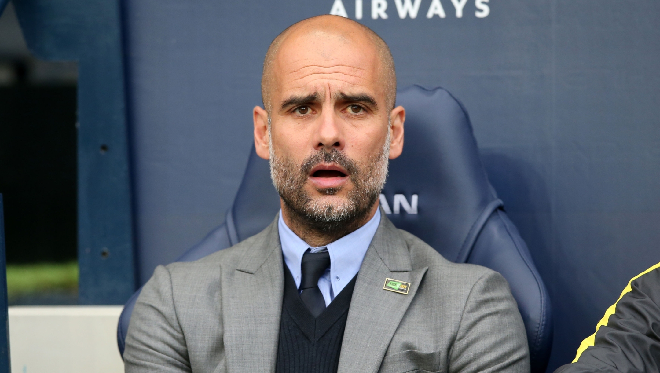 Manchester City manager Pep Guardiola before the Premier League match at the Etihad Stadium, Manchester. PRESS ASSOCIATION Photo. Picture date:  Tuesday May 16, 2017. See PA story SOCCER Man City. Photo credit should read: Martin Rickett/PA Wire. RESTRICTIONS: EDITORIAL USE ONLY No use with unauthorised audio, video, data, fixture lists, club/league logos or "live" services. Online in-match use limited to 75 images, no video emulation. No use in betting, games or single club/league/player publications.