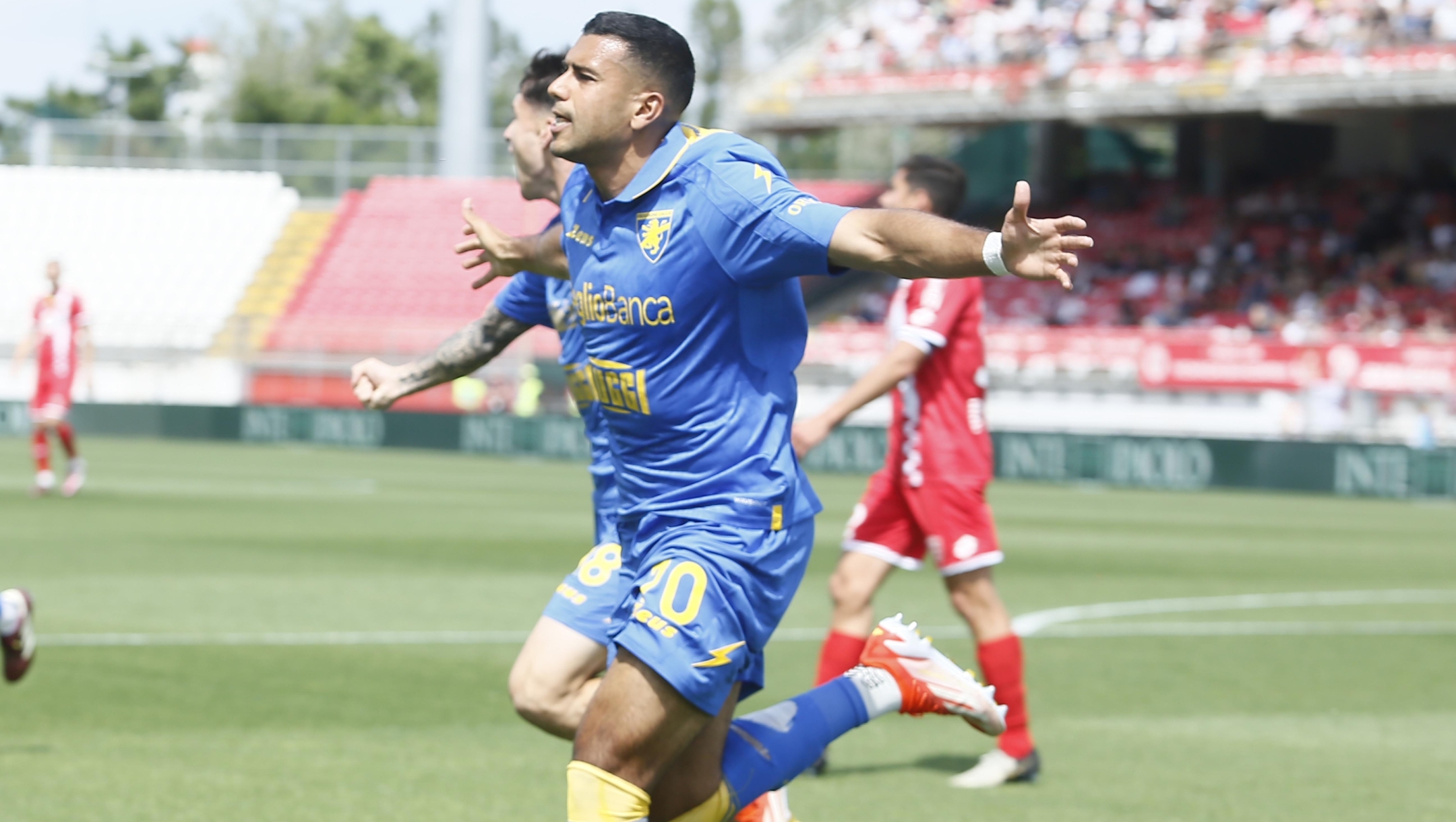 Frosinone ' '  Walid Cheddira   goal of the game ( 0-1 )  during the Serie A soccer match between   the Serie A soccer match between Monza and Frosinone   at the  Stadio U-Power Stadium  Sunday, May  19 , 2024. Sport - Soccer . Alberto Mariani - Lapress