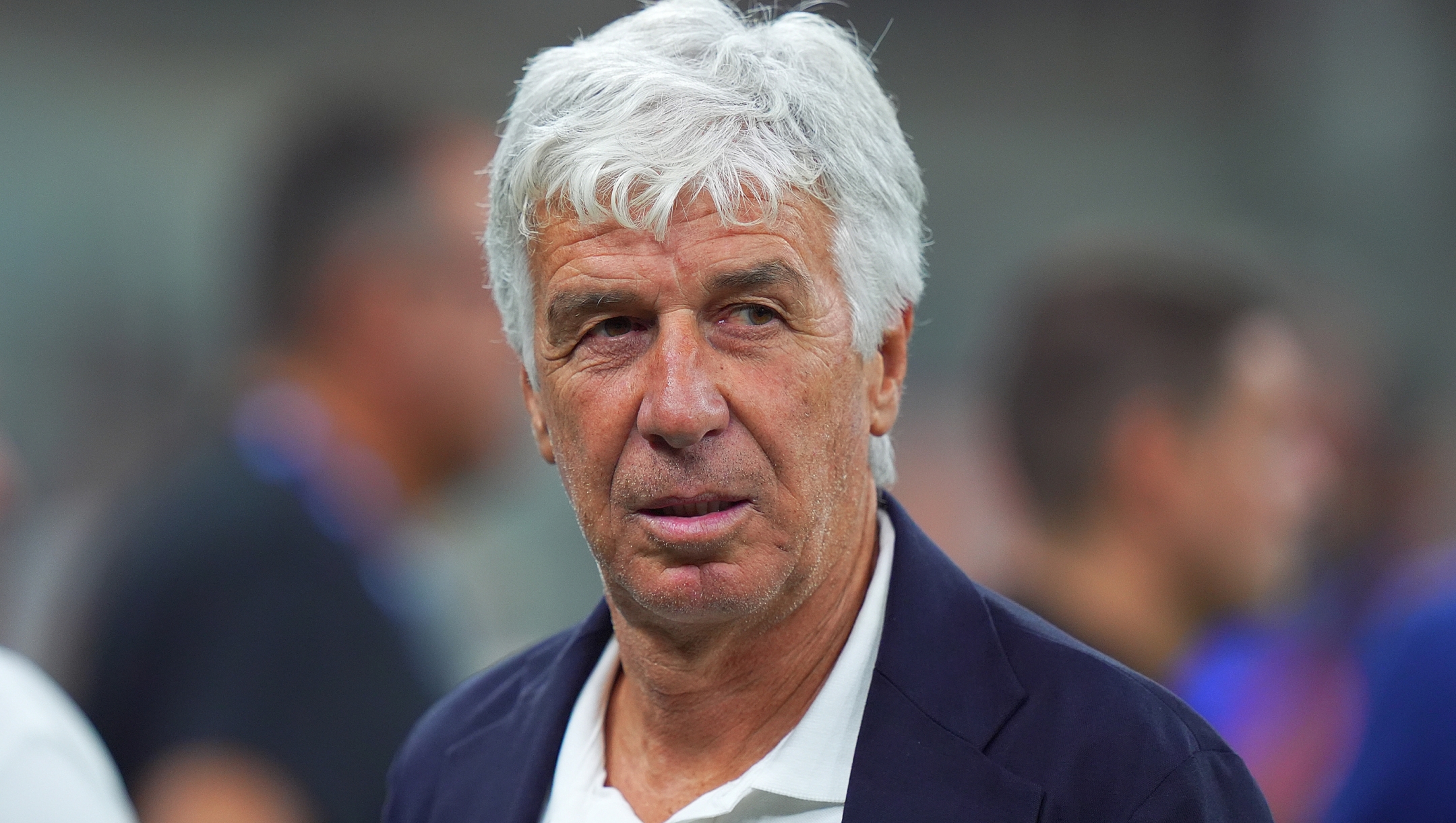 Atalanta?s Gianpiero Gasperini during the Serie A soccer match between Inter and Atalanta at the San Siro Stadium in Milan, north Italy - Friday , August 30, 2024. Sport - Soccer . (Photo by Spada/Lapresse)