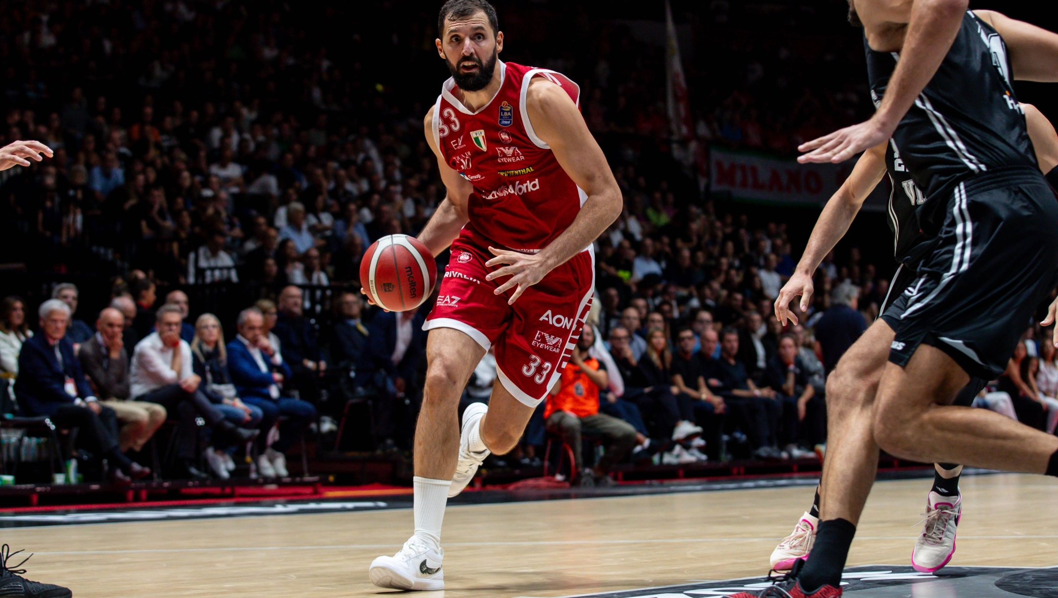 Nikola Mirotic EA7 Emporio Armani Olimpia Milano - Segafredo Virtus Bologna LBA Supercoppa 2024 - Finale LBA Legabasket Serie A UnipolSAI 2024-2025 Bologna, 22/09/2024 Foto C.Degaspari / Ciamillo-Castoria