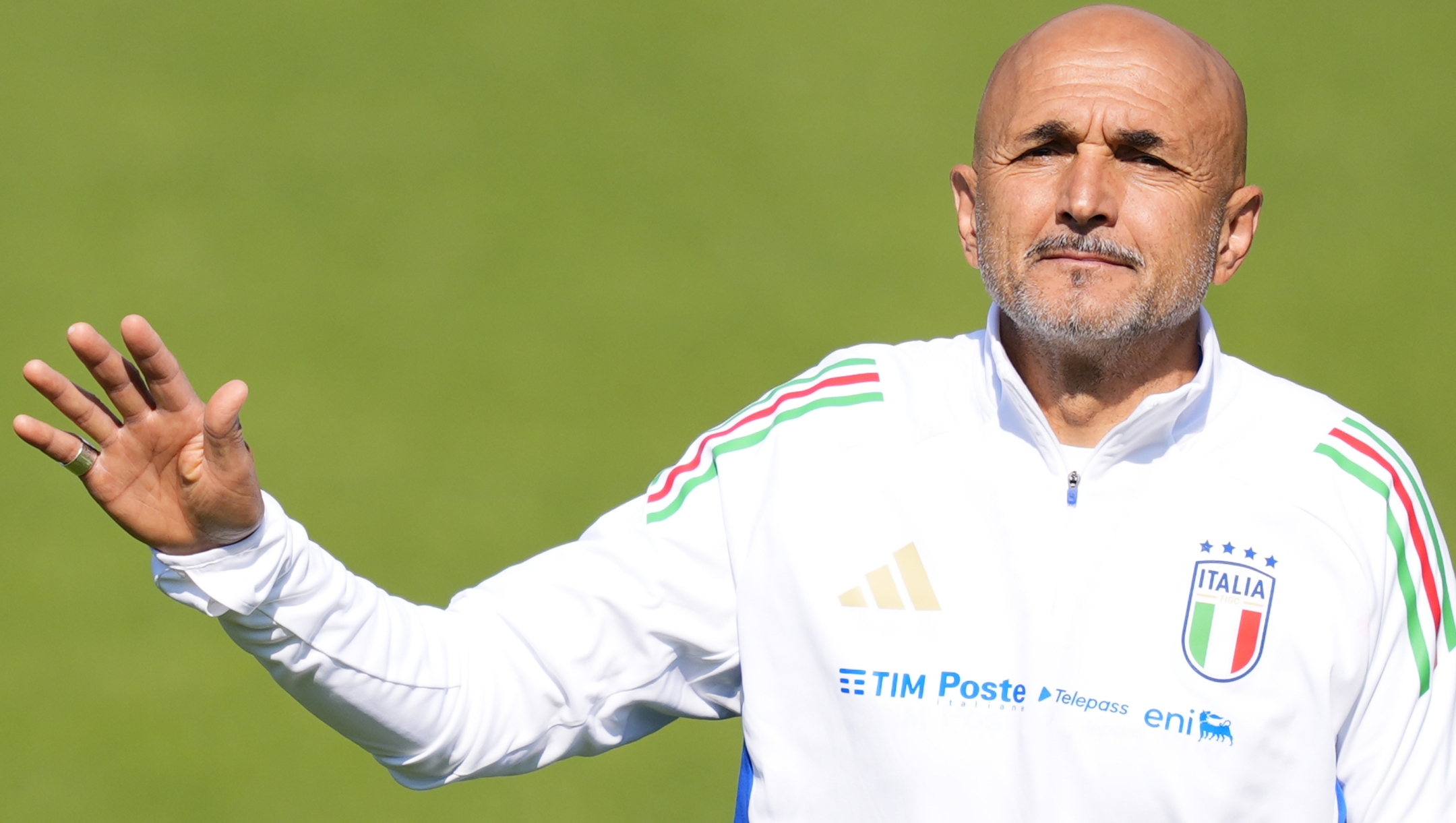 Italy?s head coach Luciano Spalletti during training session at the base camp in Iserlohn on June 26, 2024, UEFA Euro 2024, Iserlohn, Germany - Sport - Soccer . (Photo by Fabio Ferrari/LaPresse)