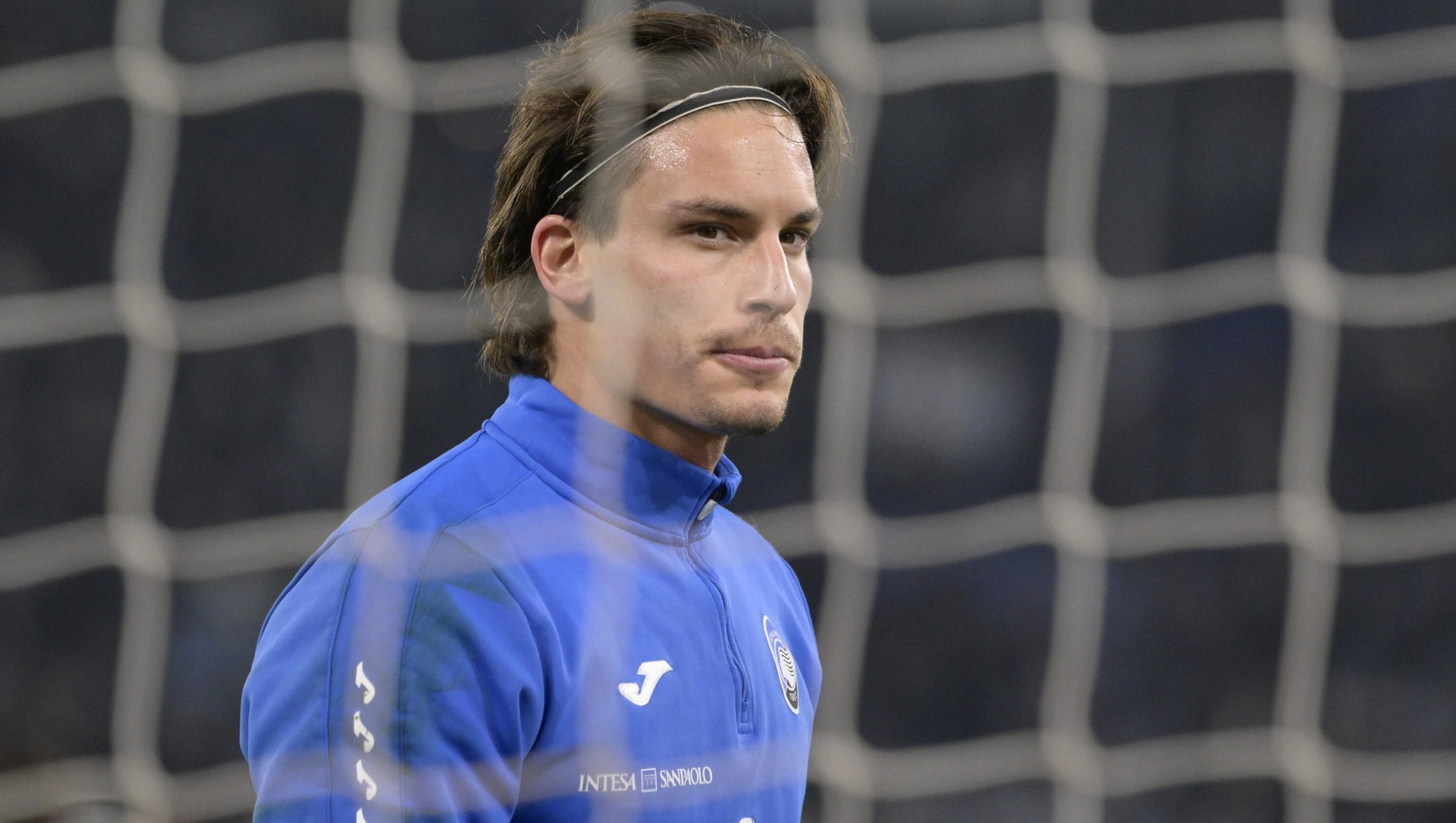 Atalantaâs goalkeeper Marco Carnesecchi during the Serie A Enilive soccer match between SS Lazio and Atalanta at the Rome's Olympic stadium, Italy - Saturday, December 28, 2024. Sport - Soccer. (Photo by Fabrizio Corradetti / LaPresse)